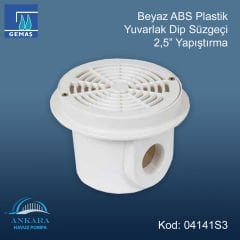 Yuvarlak Gövdeli Dip Süzgeci - 2,5'' Yapıştırma