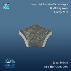 Olcay Mix 4x4 cm Dış Bükey Ayak