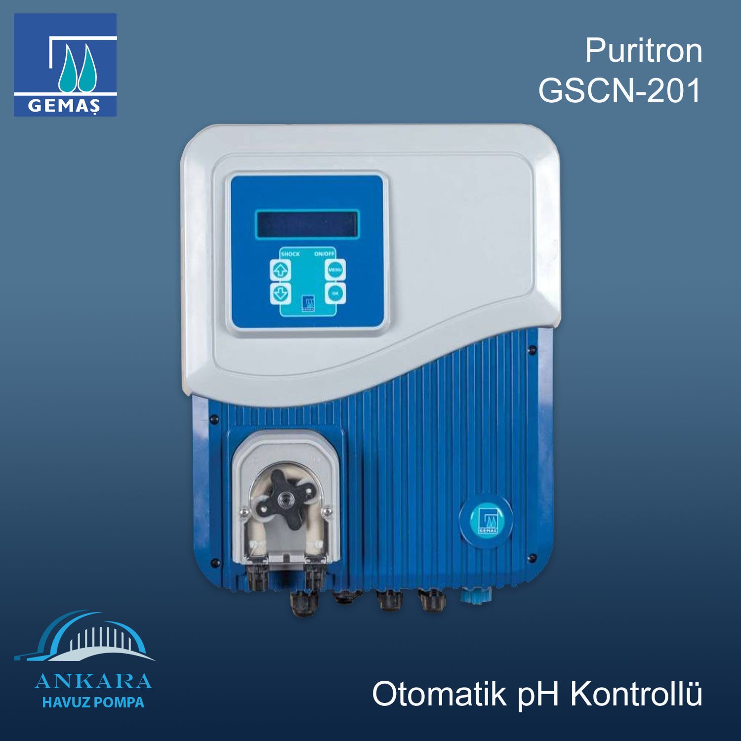 Puritron GSCN-201, pH Kontrollü Tuz Klor Jeneratörü