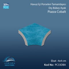 Piazza Cobalt 4x4 cm Dış Bükey Ayak