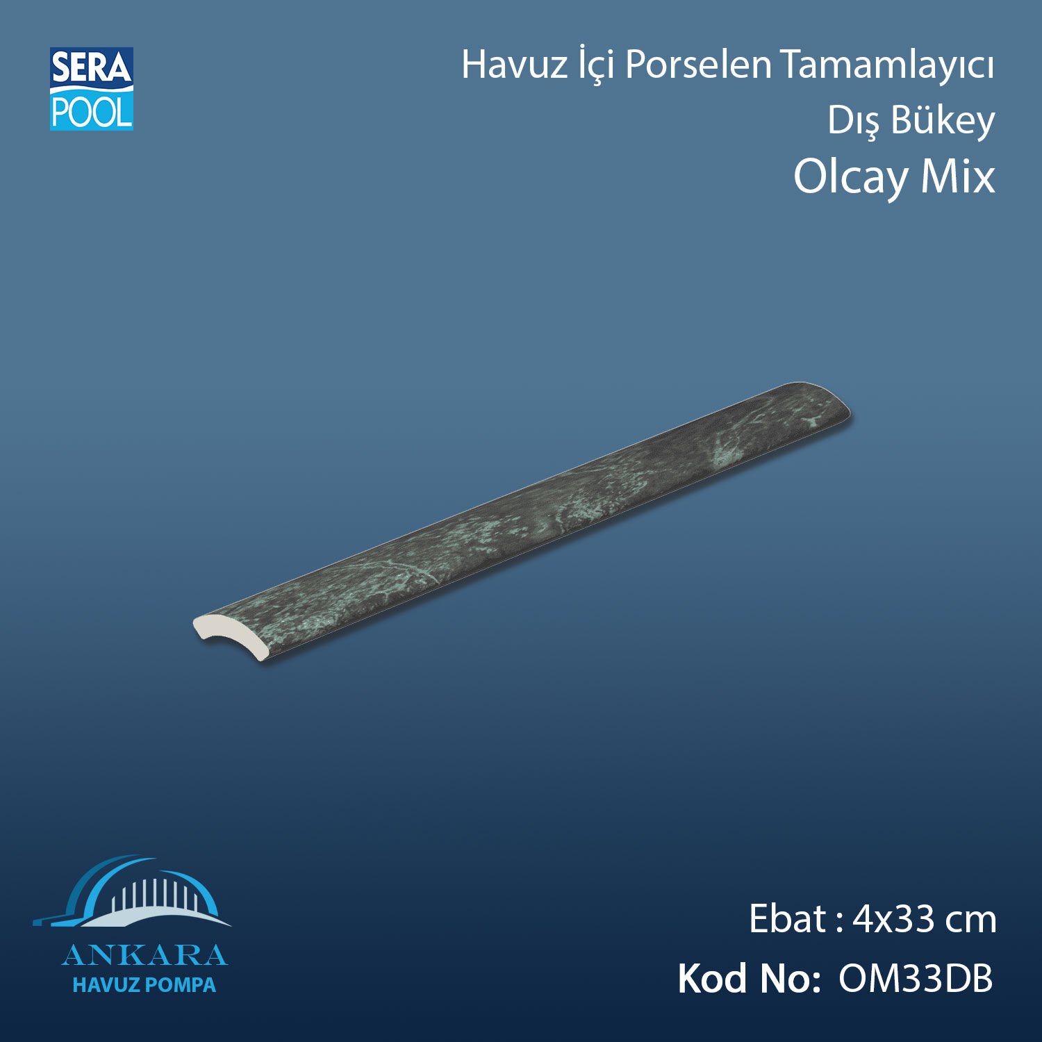 Olcay Mix 4x33 cm Dış Bükey