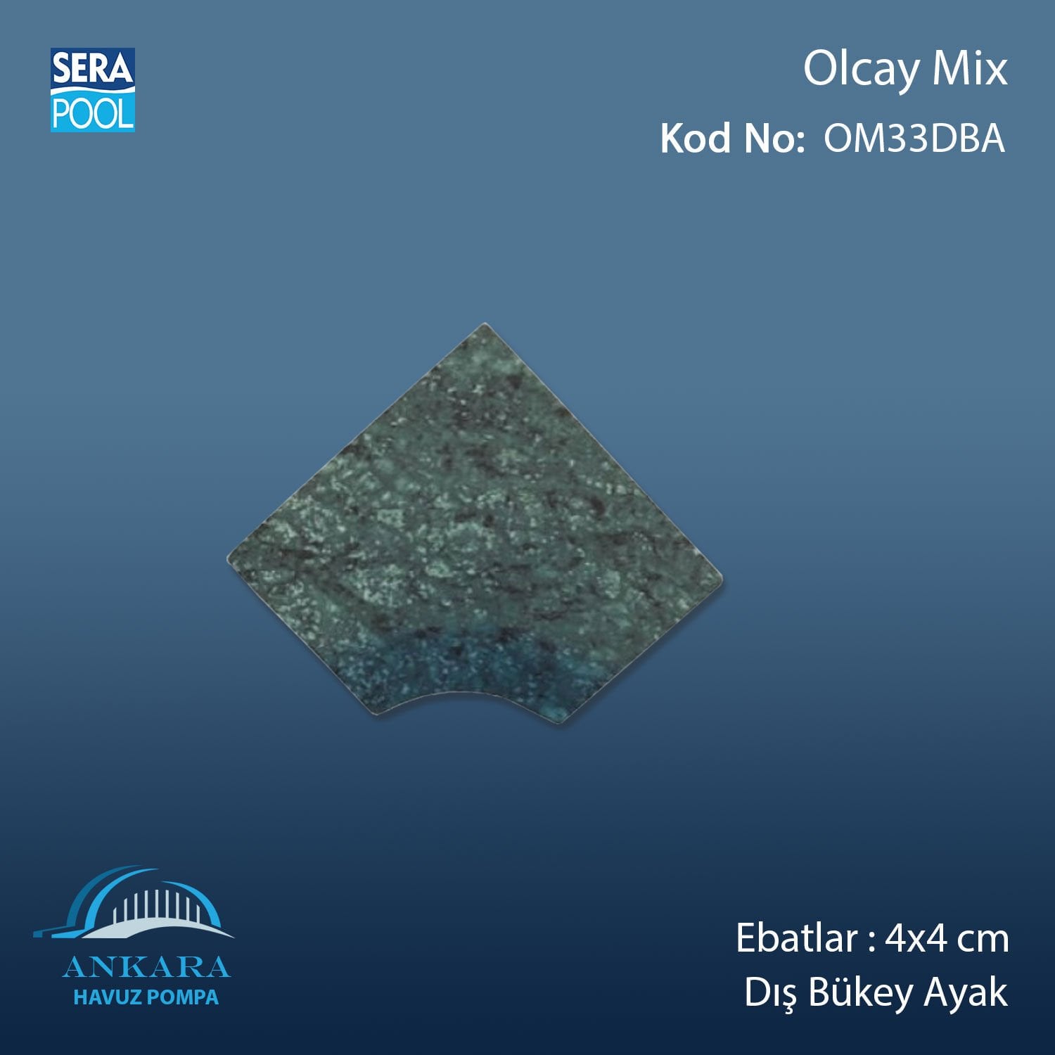 Olcay Mix 4x33 cm Dış Bükey