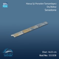 Serastone 4x33 cm Dış Bükey
