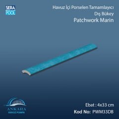 Patchwork Marin 4x33 cm Dış Bükey