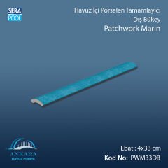 Patchwork Marin 4x33 cm Dış Bükey