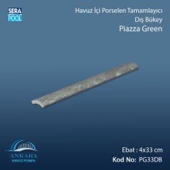 Piazza Green 4x33 cm Dış Bükey