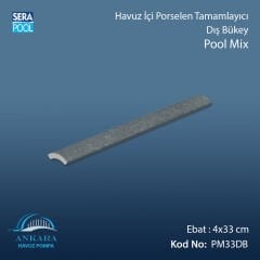 Pool Mix 4x33 cm Dış Bükey
