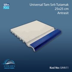 Serapool Universal Tam Sırlı Tutamak 25x25 cm Antrasit