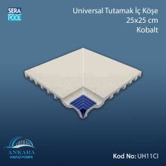 Universal Tutamak İç Köşe 25x25 cm Kobalt