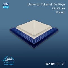 Serapool Universal Tutamak Dış Köşe 25x25 cm Kobalt