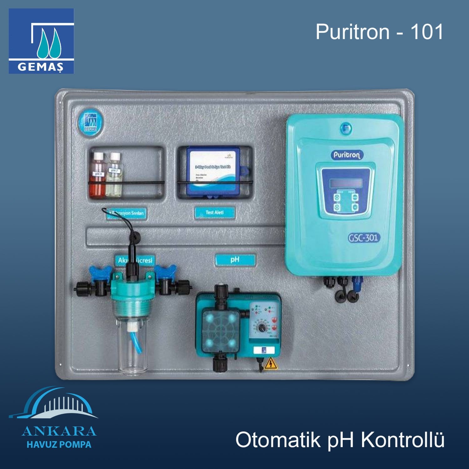 Puritron-101, Otomatik pH Kontrollü
