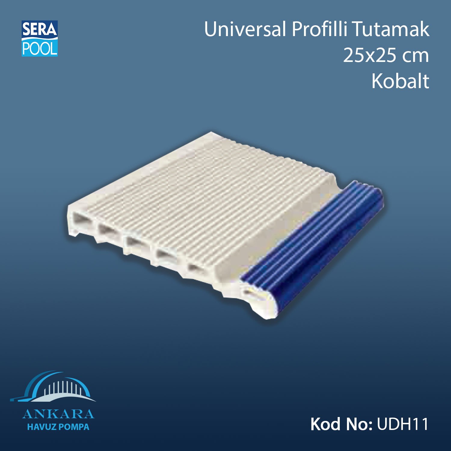 Universal Profilli Tutamak 25x25 cm Kobalt