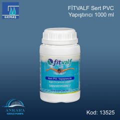 Fitvalf Sert Pvc Yapıştırıcı - 1000 ml