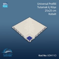 Universal Profilli Tutamak İç Köşe 25x25 cm Kobalt