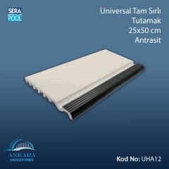 Serapool Universal Tam Sırlı Tutamak 25x50 cm Antrasit