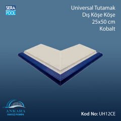 Serapool Universal Tutamak Kobalt 25x50 cm Dış Köşe