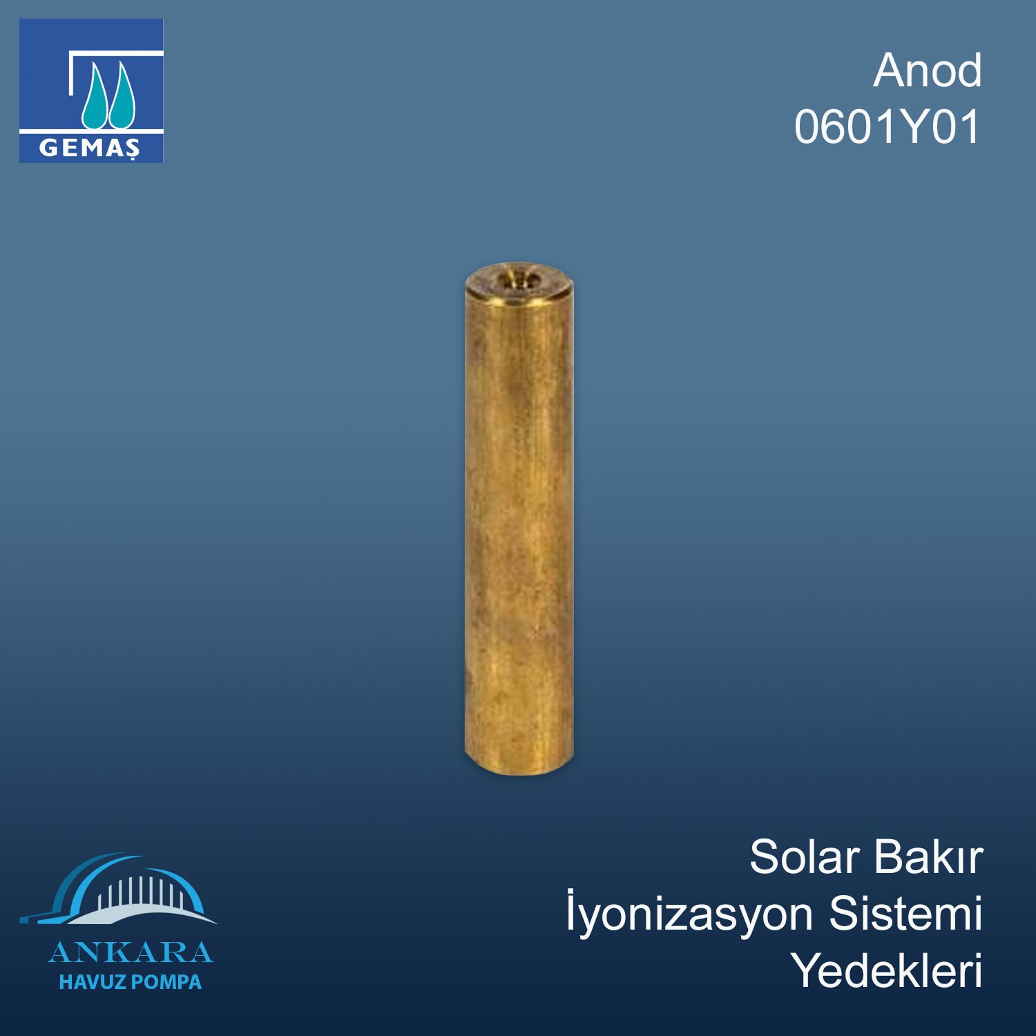 Anod - Solar Bakir İyonizasyon Sistemi Yedeği