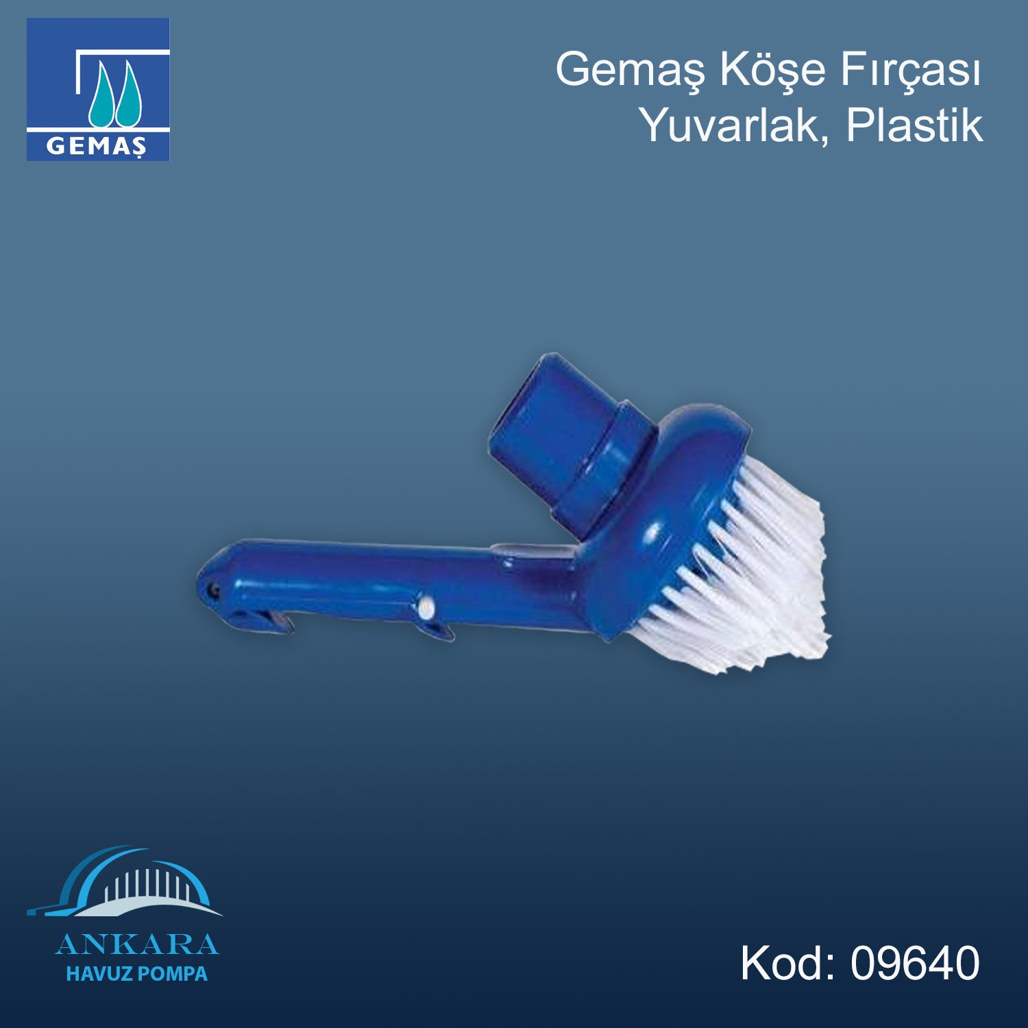 Havuz Köşe Fırçası