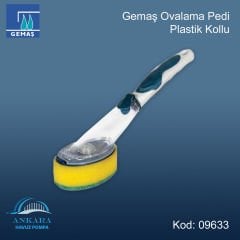 Havuz Ovalama Pedi Plastik Kollu