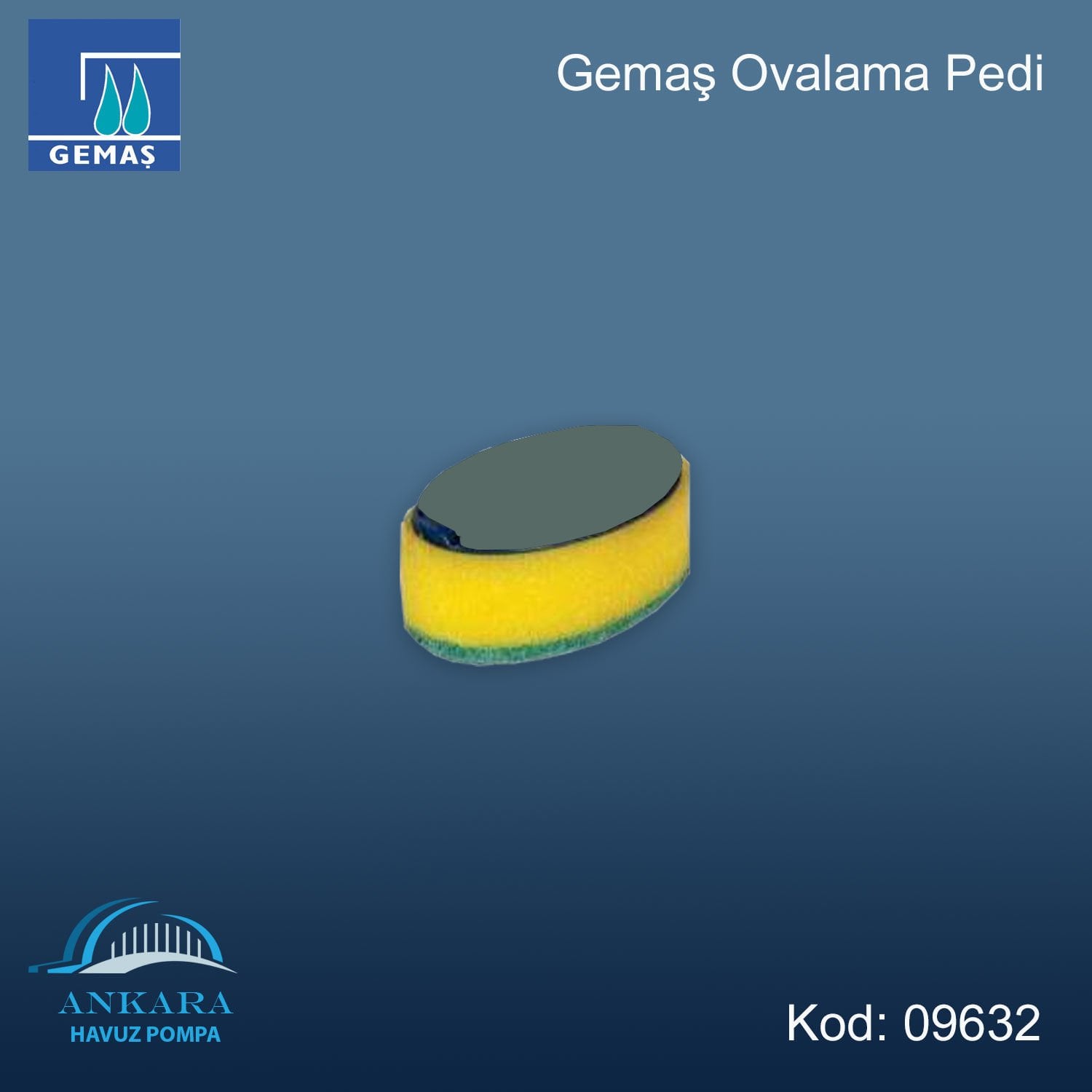 Havuz Ovalama Pedi Yedeği