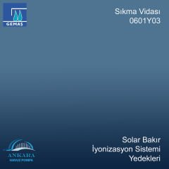 Sıkma Vidası - Solar Bakir İyonizasyon Sistemi Yedeği