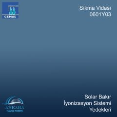 Sıkma Vidası - Solar Bakir İyonizasyon Sistemi Yedeği