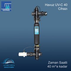 Havuz UV-C 40 Cihazı, Zaman Saatli 40 m3’e kadar