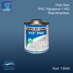 Hızlı Sert PVC Yapıştırıcı 1 KG - İthal Amerikan