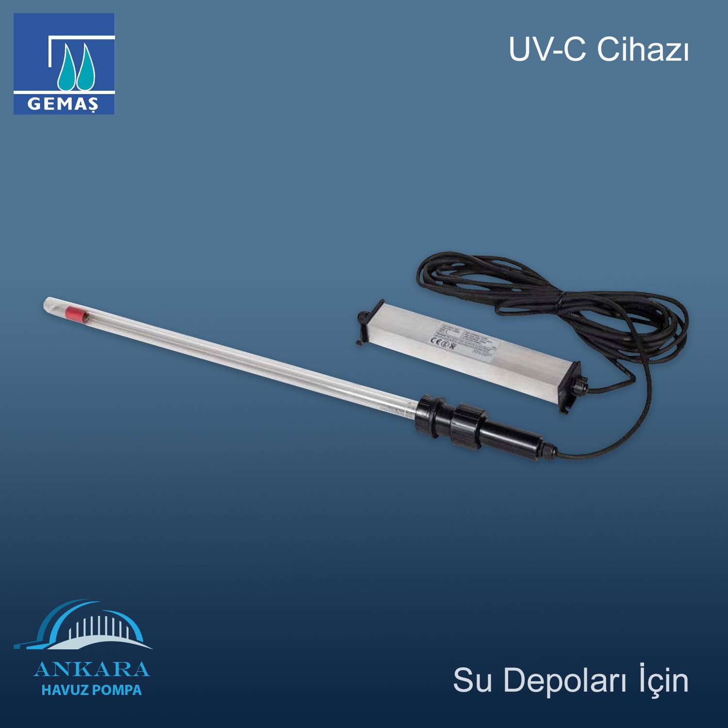 UV-C Cihazı, Su Depoları için
