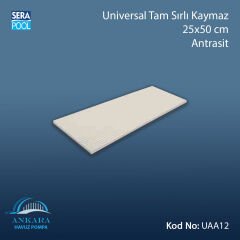 Universal Tam Sırlı Kaymaz 25x50 cm Antrasit