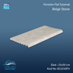 Beige Stone 25x50 cm Flat Tutamak