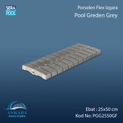 Pool Garden Grey 25x50 cm Flex Izgara