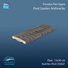 Pool Garden Anthracite 15x50 cm Flex Izgara