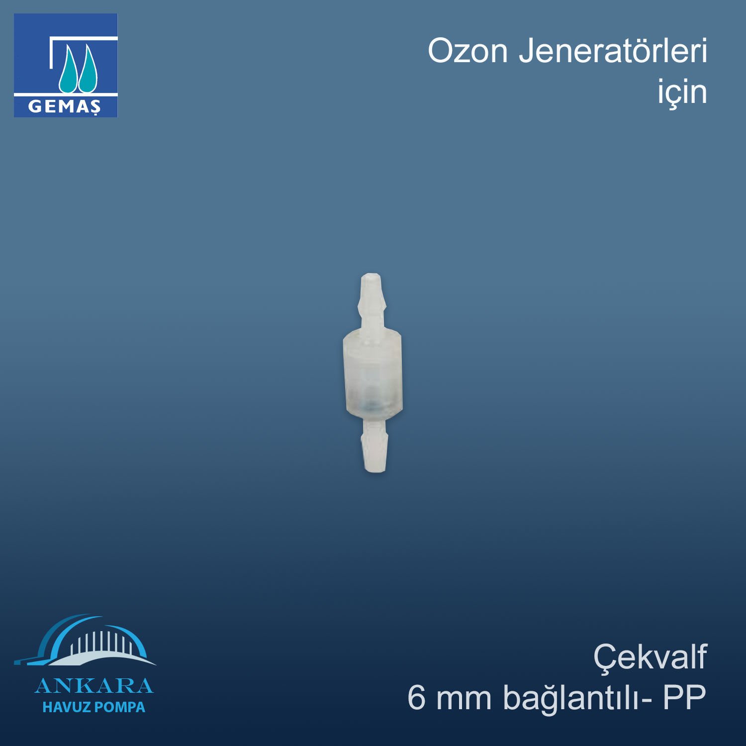 Ozon Jeneratörleri için Çekvalf