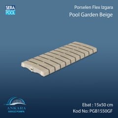 Pool Garden Beige 15x50 cm Flex Izgara