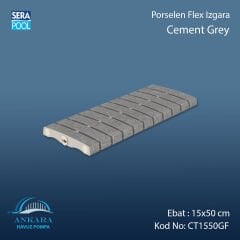 Cement Grey 15x50 cm Flex Izgara