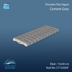 Cement Grey 15x50 cm Flex Izgara
