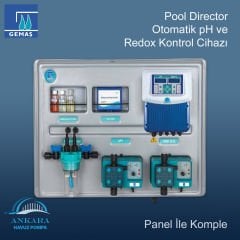 POOL DIRECTOR Otomatik pH ve Redox Kontrol Cihazı, Panel ile komple