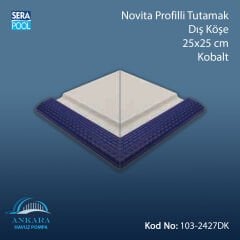 Novita Profilli Tutamak Dış Köşe 25x25 cm Kobalt