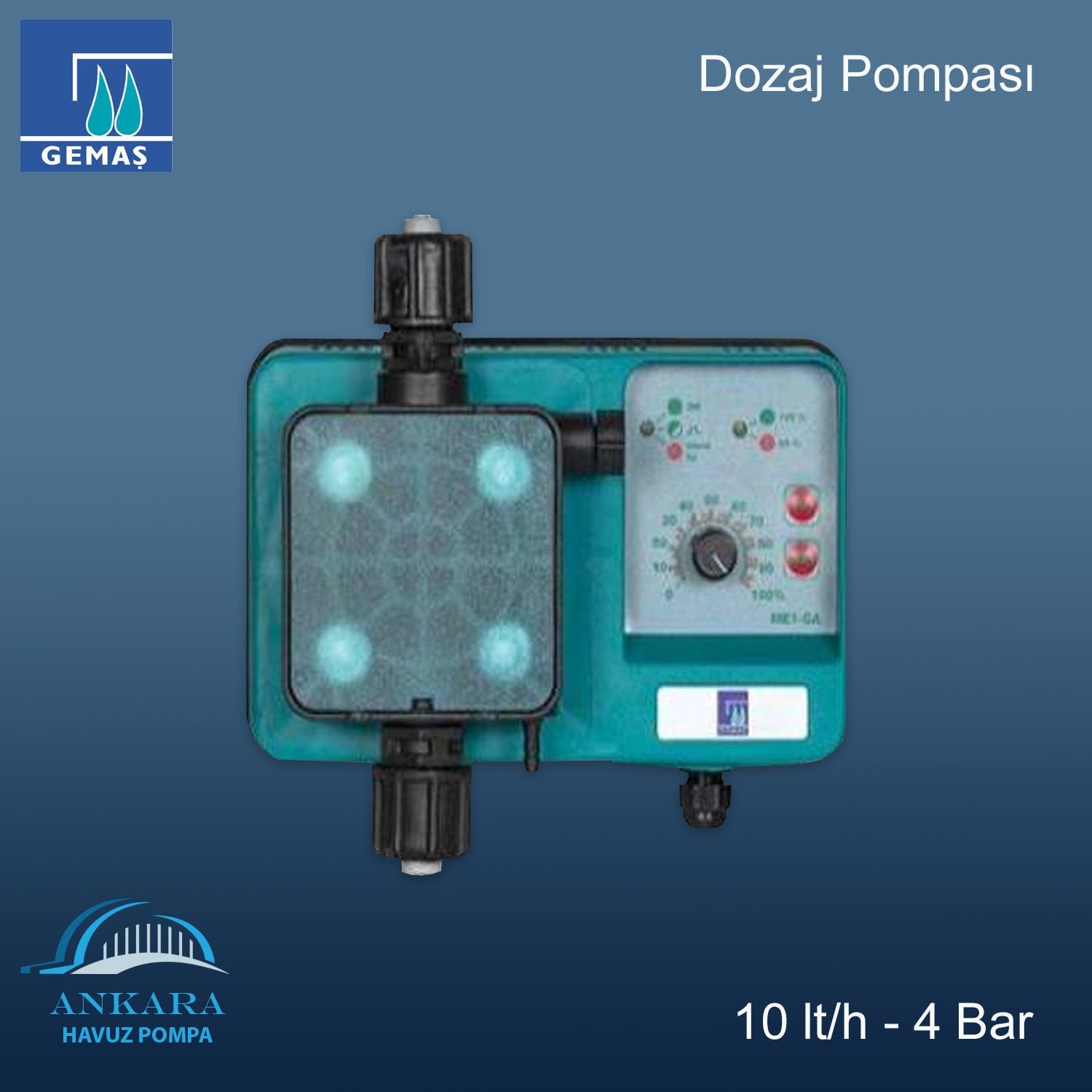 10lt/h-4Bar Dozaj Pompası