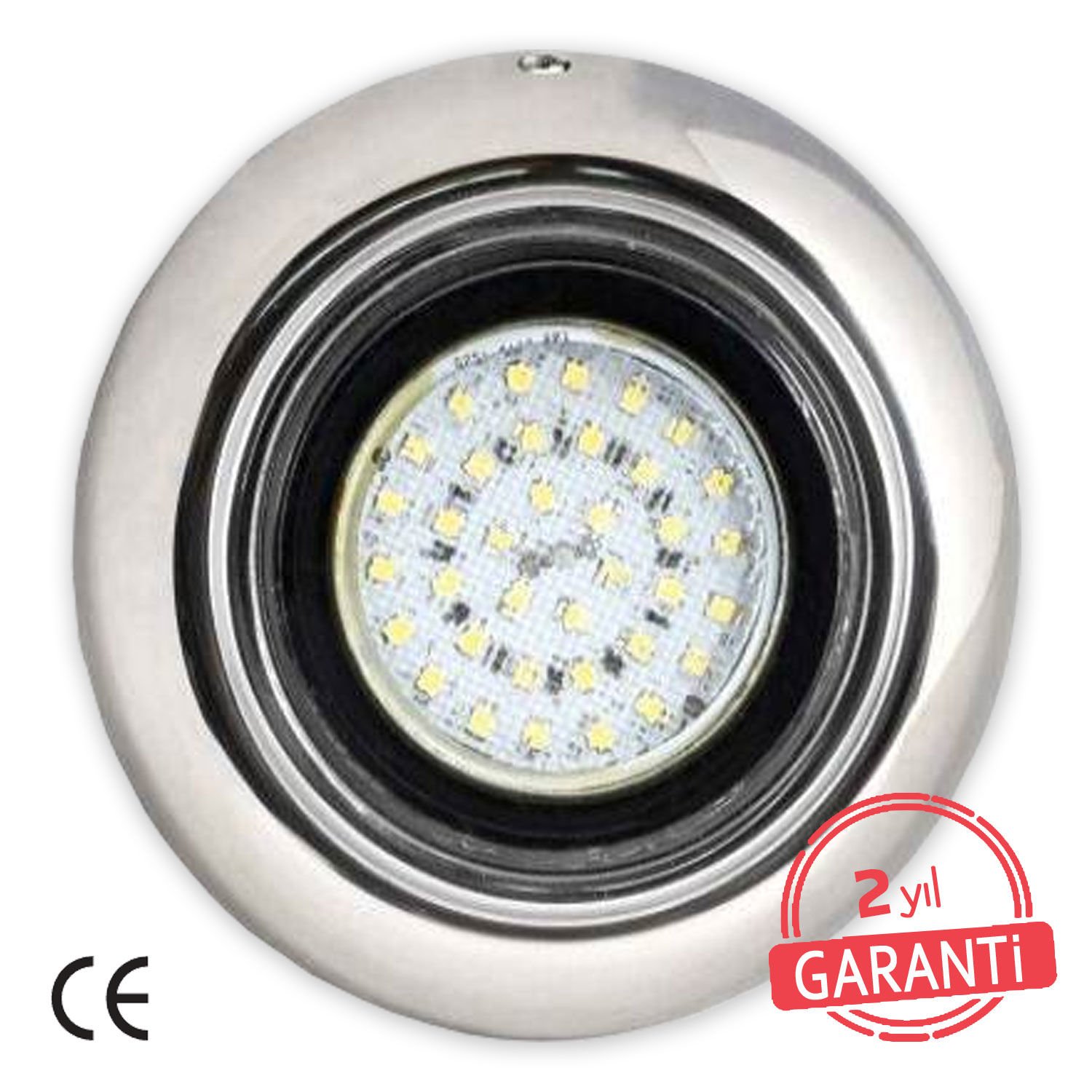 MİNİ-Clicker” Havuz Sualtı Aydınlatma Lambası. Kovansız, RGB Renkli - 36 LED RGB - Merkezi Entegreli - 5 W