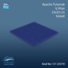 Apache Tutamak İç Köşe 33x33 cm Kobalt