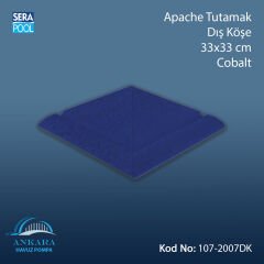 Apache Tutamak Dış Köşe 33x33 cm Kobalt