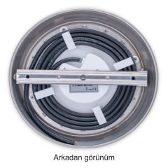 SlimLED-INOX” Havuz Sualtı Aydınlatma Lambası. Kovansız - Reçine Dolgulu, Tek Renkli - 252 LED Beyaz - 50 W