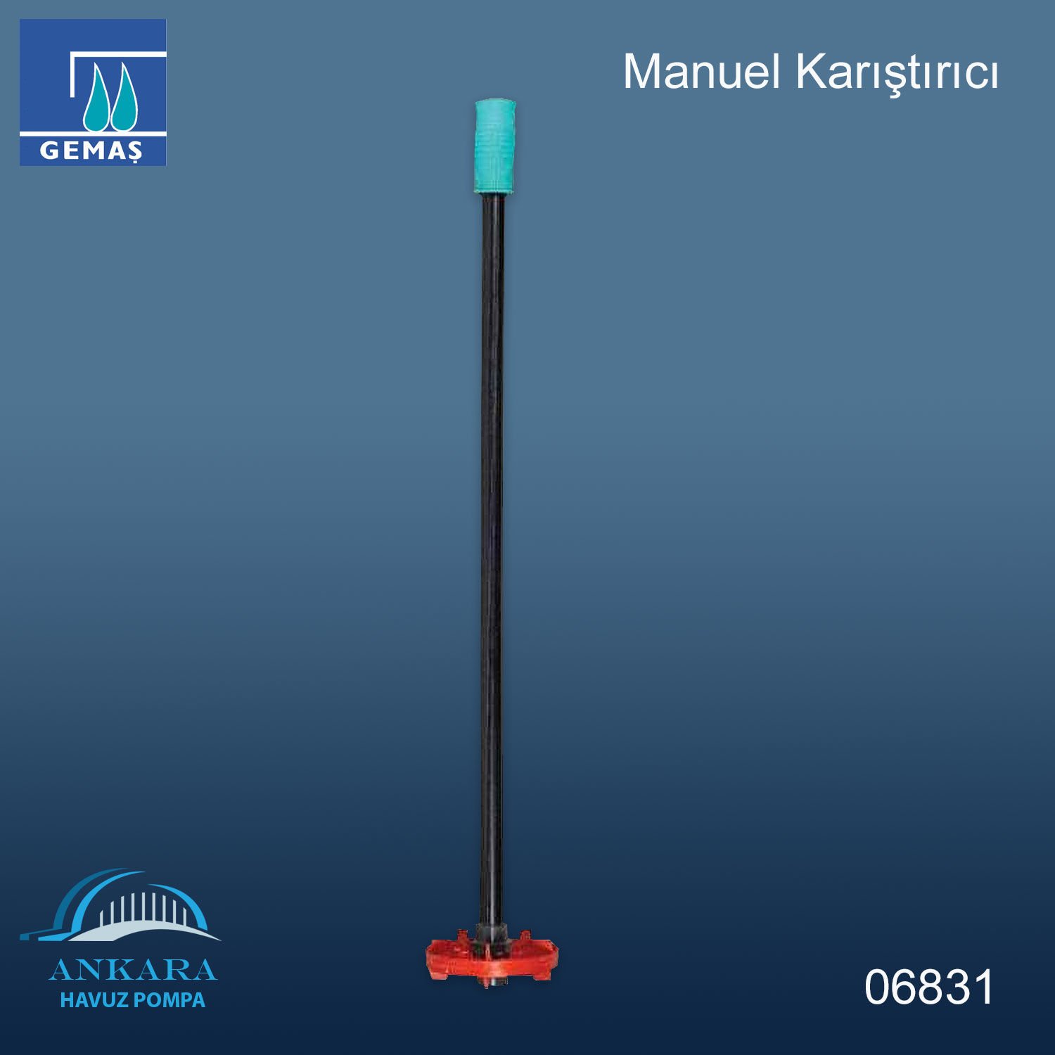 Manuel Kimyasal Madde Bidon Karıştırıcısı