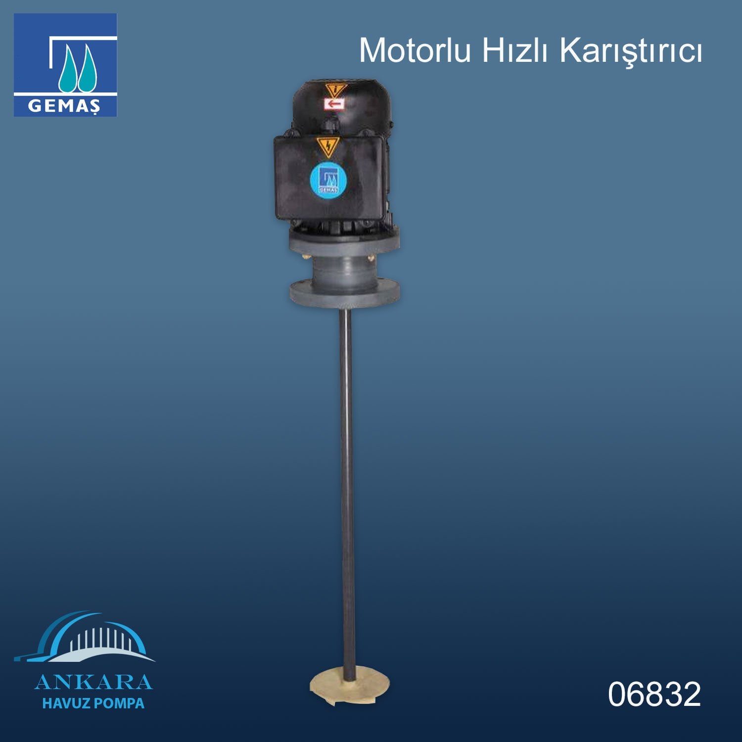 Hızlı Motorlu Kimyasal Madde Bidon Karıştırıcısı