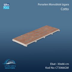 Cotto 30x66 cm Monoblok Izgara