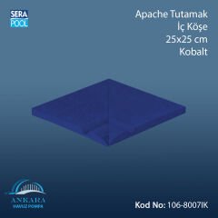 Apache Tutamak İç Köşe 25x50 cm Kobalt