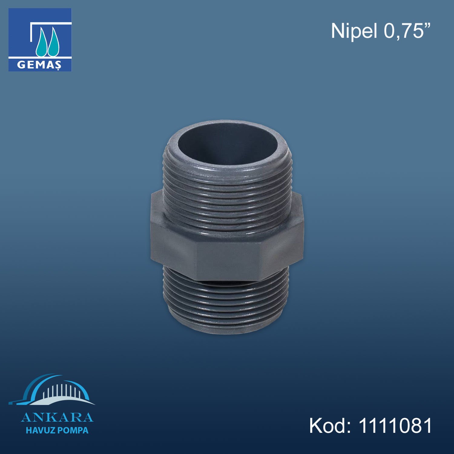 0,75'' Nipel