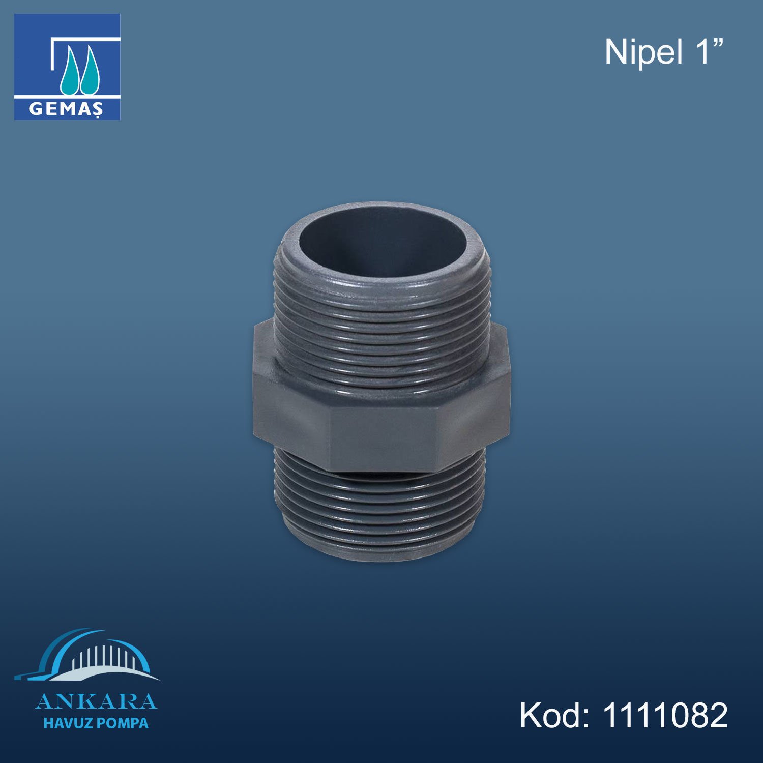 1'' Nipel